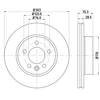 Image de Disque De Frein Hella 8dd355125561 Man;Volkswagen
