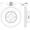Image de Disque De Frein Hella 8dd355126601 Ford