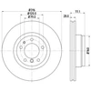 Image de Disque De Frein Hella 8dd355127161 Bmw