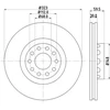 Image de Disque De Frein Hella 8dd355127421 Audi;Volkswagen