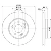 Image de Disque De Frein Hella 8dd355127551 Mercedes-Benz