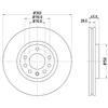 Image de Disque De Frein Hella 8dd355127831 Cadillac;Opel;Saab;Vauxhall