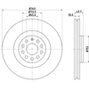 Image de Disques De Frein 8dd 355 127-981 Hella Hella 8dd355127981 Audi;Seat;Skoda;Volkswagen