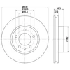 Image de Disques De Frein 8dd 355 128-041 Hella Hella 8dd355128041 Porsche;Volkswagen