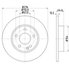 Image de Disque De Frein Hella 8dd355128261 Mercedes-Benz