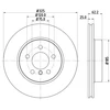 Image de Disque De Frein Hella 8dd355128481 Bmw