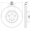 Image de Disques De Frein 8dd 355 128-721 Hella Hella 8dd355128721 Audi