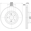 Image de Disque De Frein Hella 8dd355128891 Renault