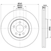 Image de Disque De Frein Hella 8dd355129221 Audi;Porsche