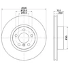 Image de Disques De Frein 8dd 355 129-631 Hella Hella 8dd355129631 Bmw