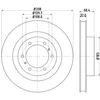 Image de Disque De Frein Hella 8dd355129861 Toyota