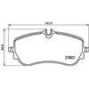 Image de Kit De Plaquettes De Frein, Frein À Disque 8db 355 037-751 Hella Hella 8db355037751 Man;Volkswagen