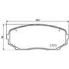 Image de Kit De Plaquettes De Frein, Frein À Disque 8db 355 037- Hella Hella 8db355037911 Mitsubishi