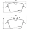 Image de Kit De Plaquettes De Frein, Frein À Disque 8db 355 037-931 Hella Hella 8db355037931 Jaguar