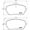 Image de Kit De Plaquettes De Frein, Frein À Disque 8db 355 037-961 Hella Hella 8db355037961 Mercedes-Benz