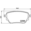Image de Kit De Plaquettes De Frein, Frein À Disque 8db 355 039-021 Hella Hella 8db355039021 Mercedes-Benz
