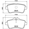 Image de Kit De Plaquettes De Frein, Frein À Disque 8db 355 039-851 Hella Hella 8db355039851 Mercedes-Benz