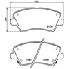 Image de Jeu De Plaquettes De Frein, Frein À Disque 8db 355 039-971 Hella Hella 8db355039971 Hyundai;Kia