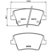 Image de Kit De Plaquettes De Frein, Frein À Disque 8db 355 040-041 Hella Hella 8db355040041 Hyundai