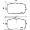 Image de Kit De Plaquettes De Frein, Frein À Disque 8db 355 040-161 Hella Hella 8db355040161 Mercedes-Benz