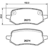 Image de Jeu De Plaquettes De Frein, Frein À Disque 8db 355 040-931 Hella Hella 8db355040931 Ford