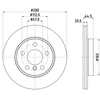 Image de Disque De Frein Hella 8dd355132541 Bmw