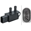 Image de Capteur, Pression Des Gaz Échappement Hella 6pp009409621 Audi;Seat;Skoda;Volkswagen