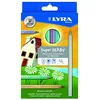 Image de Lyra Super Ferby L3721122 Etui de 12 crayons de coloriage triangulaires 6,25 mm Métallique Assortis en occasion ou reconditionné