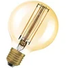 Image de Ampoule LED Dimmable - édition vintage - remplacement de 40 watts - E27 - G80 - 2200 Kelvin - lumière confortable chaude - verre transparent -