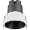 Image de Osram Spot encastrable SPOT TWIST, noir, 10 W, 800 lm, 830 W, diamètre 93 mm, couleur de lumière blanc chaud, jusqu'à 90% d'économies d'énergie par rapport aux downlights halogènes, installation en occasion ou reconditionné