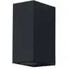 Image de Osram Applique d'extérieur ENDURA Classic Square Updown, noir, culot GU10 (max 35W), peut être équipée d'une lampe normale ou intelligente, types down ou up/down, protection IP44 en occasion ou reconditionné