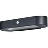 Image de Osram Applique solaire ENDURA Style Oval, lumière blanc froid 4000K, capteur intégré, utilisable sans alimentation, longue autonomie : 30 fois 60 secondes en mode PIR, protection IP44, noir en occasion ou reconditionné
