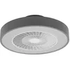 Image de Osram Ventilateur de plafond WiFi avec éclairage LED, couleur de lumière blanc chaud à blanc lumière du jour, 2500 lumens, contrôle WiFi et télécommande, dimmable, 78W, gris en occasion ou reconditionné