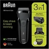 Image de Series 3 Shave&Style 300BT 3-in-1 - Rasoir - sans fil - noir/vert
