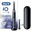Image de iO 8S Brosse A Dents Electrique Noire connectee Bluetooth, 2 Brossettes, 1 Etui De Voyage
