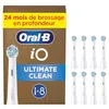 Image de Oral-B Brossettes de Rechange Ultimate Clean, lot de 8, Blanches en occasion ou reconditionné