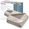 Image de Beurer HD 75 Couverture chauffante Nordic, aspect fourrure synthétique, avec 6 niveaux de température, lavable en machine (30°C), couverture chauffante avec arrêt automatique, beige/marron, 180x130 cm en occasion ou reconditionné