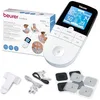 Image de Beurer EM49 Électrostimulateur musculaire 3 en 1 :TENS/EMS/Massage, thérapie anti-douleur TENS, stimulation électrique des muscles EMS, 4électrodes, Noir réutilisables incluses, facile à emporter en occasion ou reconditionné