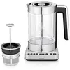 Image de WMF Bouilloire théière 2-en-1 en verre, Capacité 1,7 L, 4 niveaux de température, Temps d'infusion ajustable, Inox 18/10 Cromargan, 3000 W, Lono 0413160011 en occasion ou reconditionné