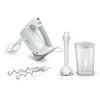 Image de Bosch MFQ3540   Batteur polyvalent avec plusieures accessoires   Puissance de 450 W   Couleur : Blanc/Gris en occasion ou reconditionné