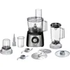 Image de Bosch MultiTalent 3 MCM3501M   Robot de cuisine polyvalent avec plus de 50 fonctions   800 W   Capacité de 2,3 L   Couleur : Noir/Inox brossé en occasion ou reconditionné