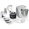 Image de Bosch MUM58L20 Robot pâtissier   Machine puissante 1000 W pour cuisine et pâtisserie   7 vitesses + turbo   Bol en acier inoxydable 3,9 L   Avec accessoires   Couleur gris minéral/argent en occasion ou reconditionné