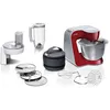 Image de Bosch MUM58720 Robot pâtissier, Acier inoxydable, 1000 W, 3,9 litres, Acier inoxydable et plastique, 7 vitesses, Gris/Rouge en occasion ou reconditionné