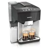Image de SIEMENS, machine à café tout automatique, EQ500, aromaDouble Shot, autoMilk Clean, ceramDrive, bandeau coffeeSelect, fonction double tasse, Noir/Argenté, TQ513R01 en occasion ou reconditionné