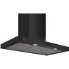 Image de Hotte décorative murale 90cm 594m3/h noir D95BCC2S0
