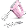 Image de Bosch CleverMixx Fun MFQ2210K, 2 fouets, 2 crochets à pétrir en acier inoxydable, passe au lave-vaisselle, 4 niveaux plus turbo 375 W, rose en occasion ou reconditionné