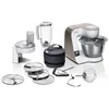 Image de Robot pâtissier Bosch MUM5XW20   Machine puissante 1000 W pour mélanger, pétrir & couper   7 vitesses + turbo   Balance intégrée   10 accessoires   Couleur : blanc/champagne en occasion ou reconditionné