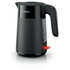 Image de Bosch MyMoment TWK2M163 - Bouilloire électrique - grande ouverture - triple sécurité - filtre anti-calcaire - capacité 1,7 L - plastique de haute qualité - Couleur : Noir en occasion ou reconditionné