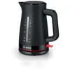 Image de Bosch, bouilloire électrique, MyMoment, poignée ergonomique, grande ouverture, triple sécurité, filtre anti-calcaire, capacité 1,7 L, plastique de haute qualité, noir, TWK3M123 en occasion ou reconditionné