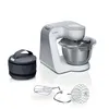 Image de BOSCH MUM58200 Série 4, Robot pâtissier, 1000 W, bol mélangeur, 7 vitesses + turbo, Kit d'accessoires pâtisserie, Blanc, Argent en occasion ou reconditionné